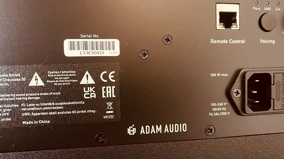 Miniature : Vente d'enceinte enceinte de proximité Bass-Reflex active 3 voies ADAM Audio A77H seconde chance
