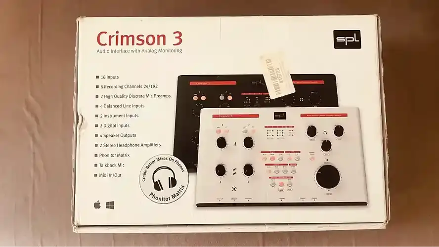 Miniature : Vente, reprise, échange, dépôt-vente en ligne SPL Crimson 3 used interface