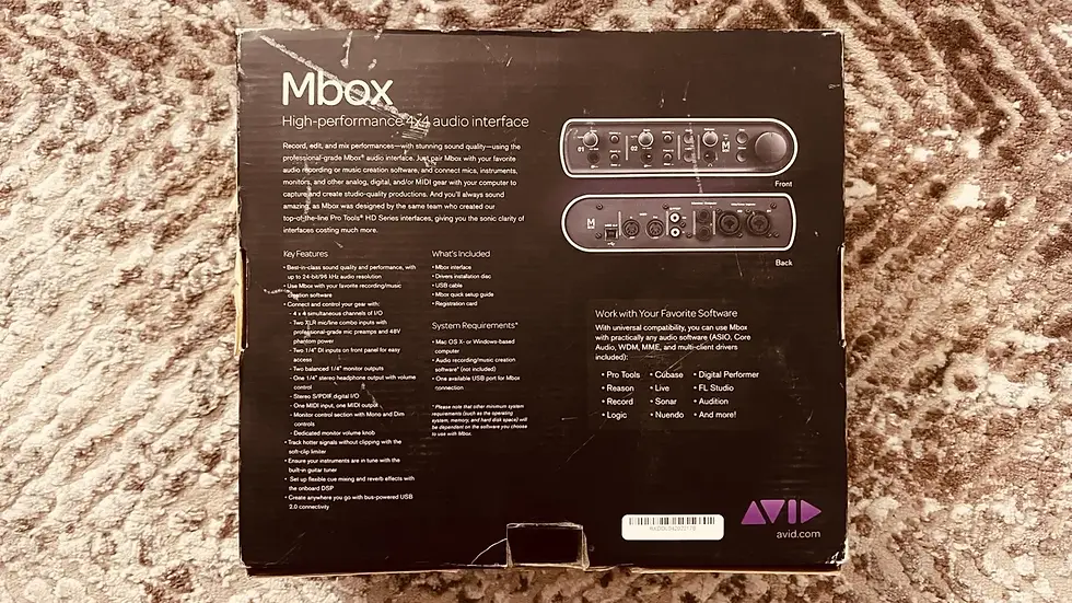 Miniature : Vente d'interface audio et un système d'enregistrement haut de gamme  AVID Mbox 3 used equipment