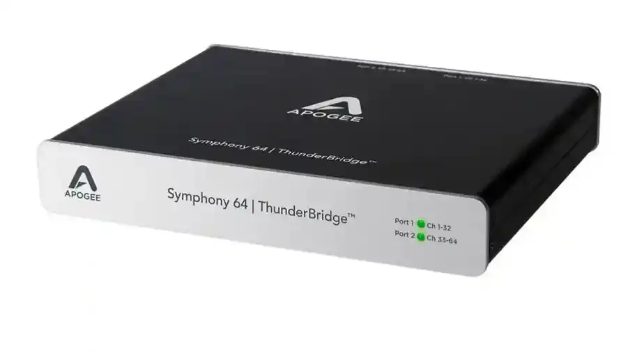 Vente de convertisseur APOGEE Symphony 64 Thunderbridge 64 est une interface Thunderbolt neuf