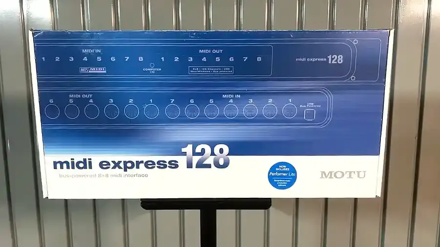 Miniature : Vente d'interface MIDI 8 entrées/9 sorties compatible avec Macintosh et WindowsMOTU Midi Express 128 second chance