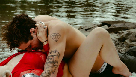 couple boudoir session
