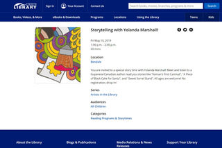 Artists in the Toronto Library - My May 2019 appearance!