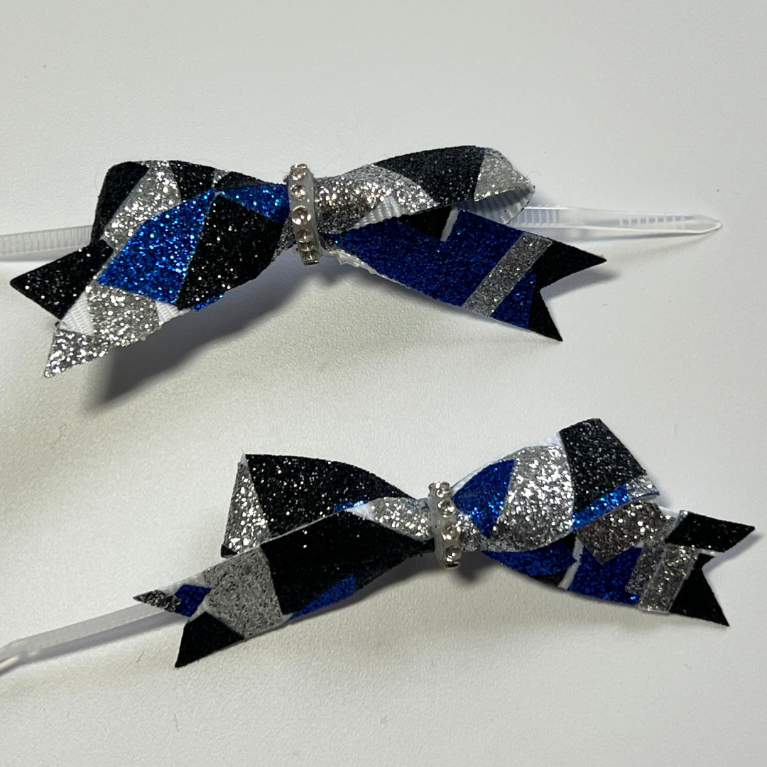 2x Schuhschleifen (gemustert)