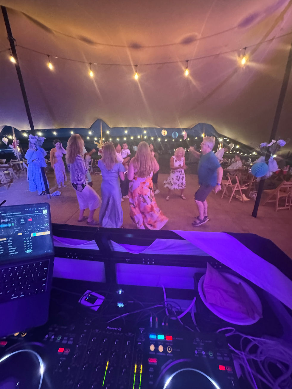 Guests enjoying some disco on the dancefloor