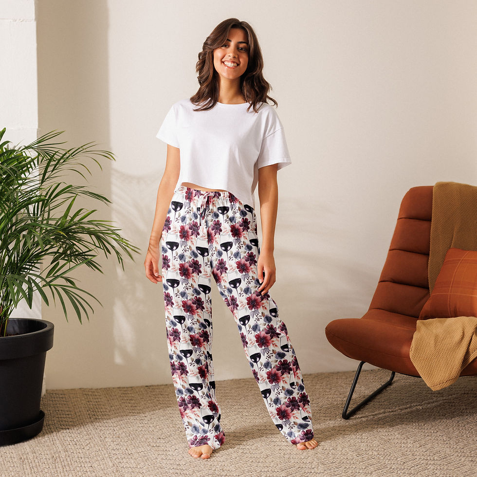 Petals & Pours Women’s Pajama Pants