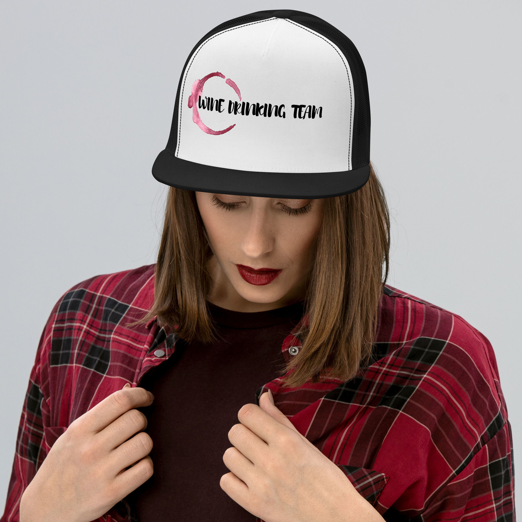 Wine Drinking Team - Trucker Cap