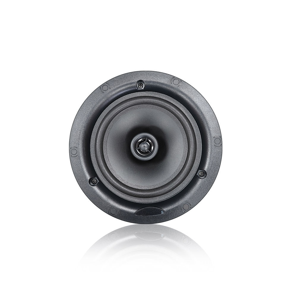 Miniatura: Parlante de techo 6" alta potencia 30Wrms/100V/120Wmax. Marco invisible