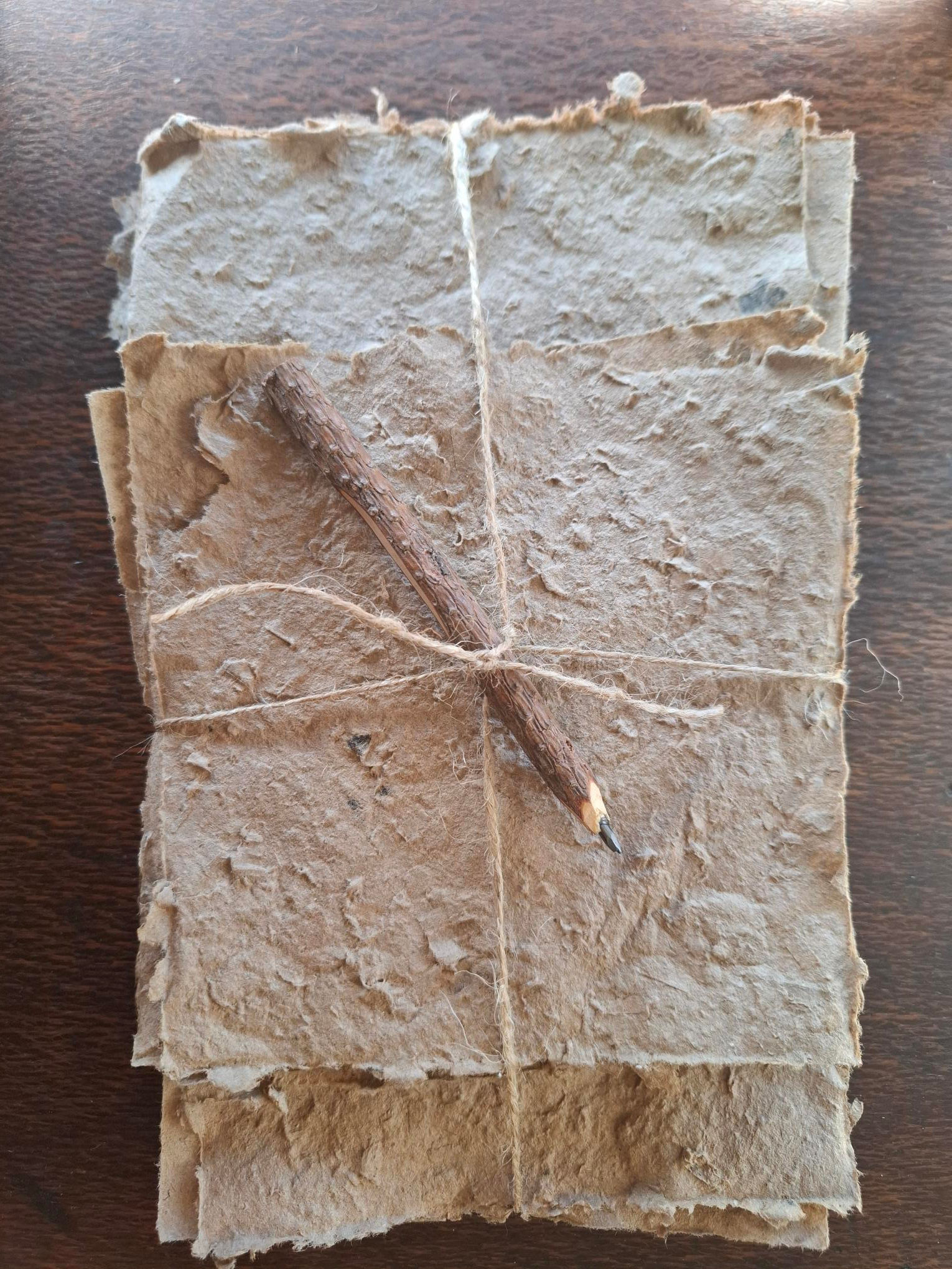 Handmade recycled paper packs large