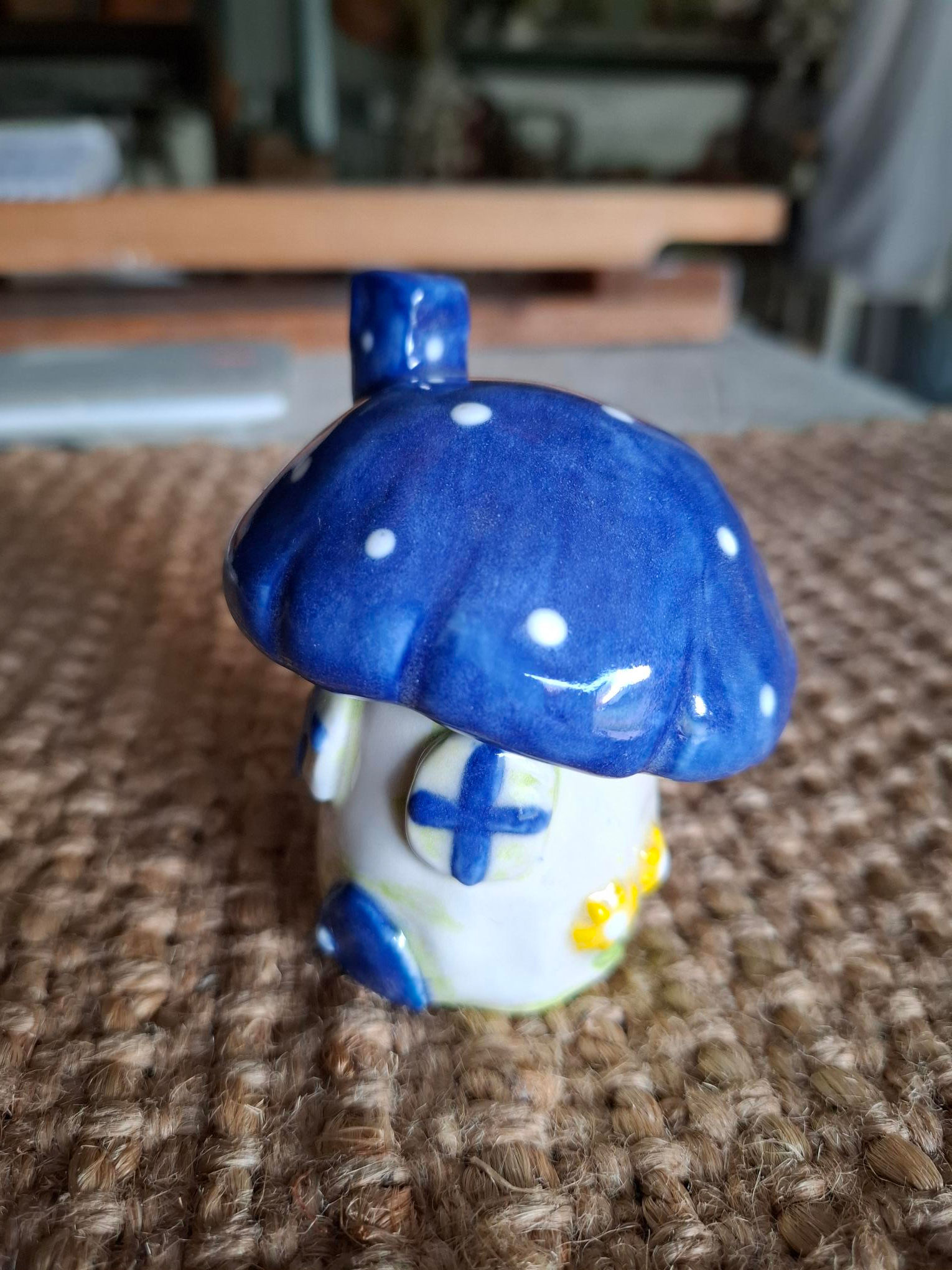 Ceramic mushroom house