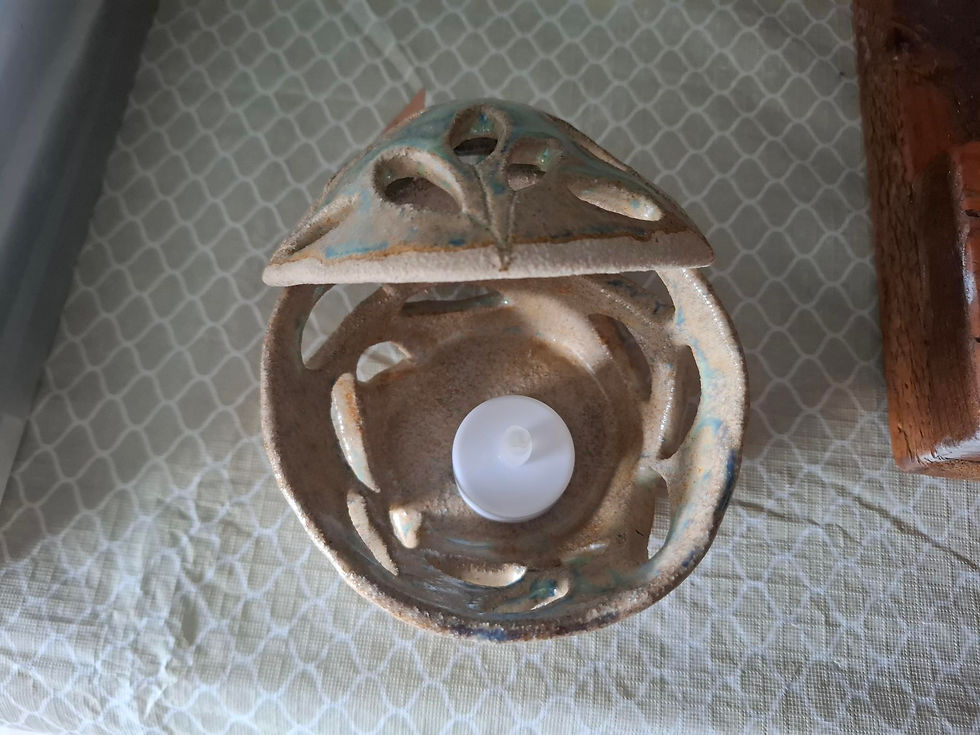 Thumbnail: Ceramic luminare 2 piece
