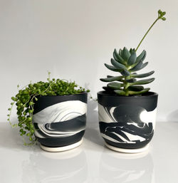 marbled planters