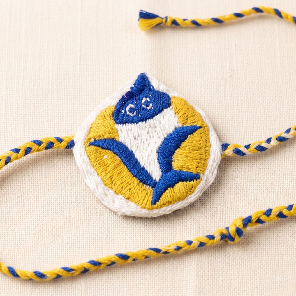 Thumbnail: Baby Shark Rakhi Set