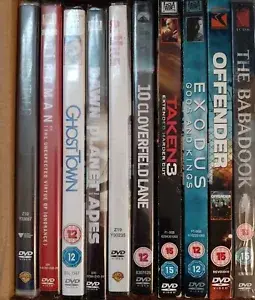 Set Of 10 New Sealed Dvds Birdman. ghost town.Dawn of planet of the apes see p