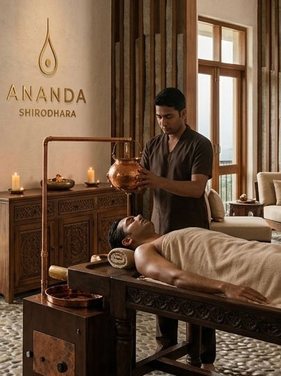 Automatic Shirodhara for luxury spa