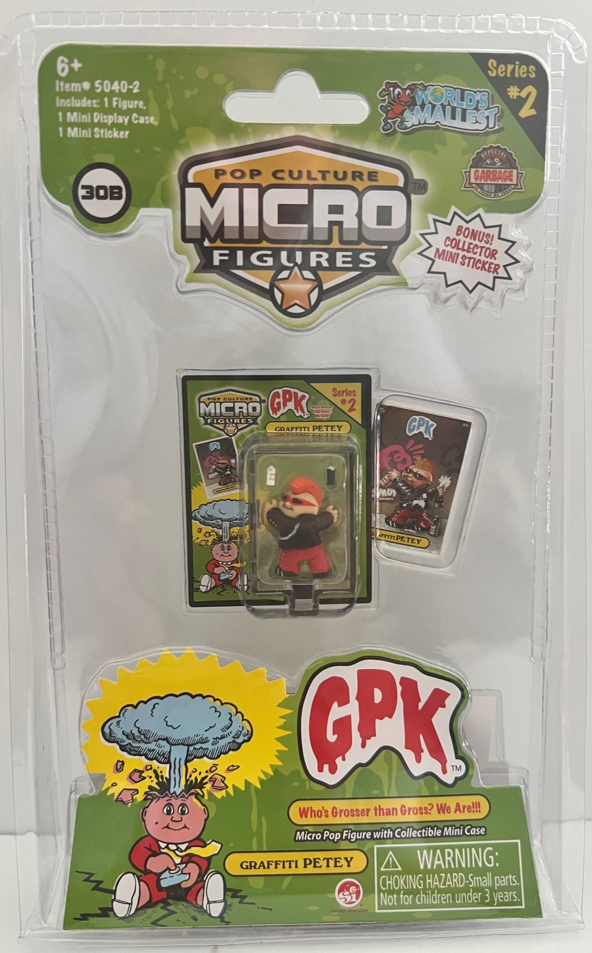 WST Micro Figures Garbage Pail Kids Series 2 (Graffiti Petey)