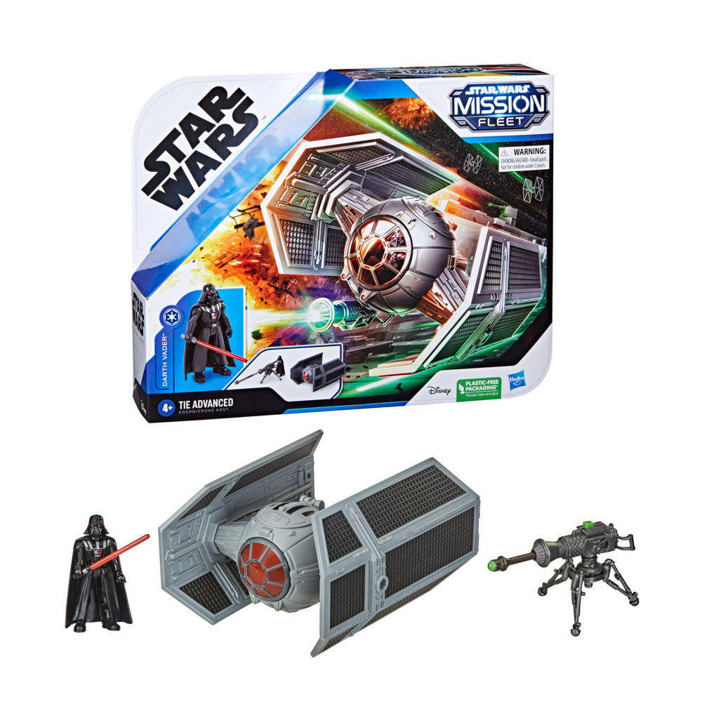Star Wars Mission Fleet Darth Vader and TIE Advanced