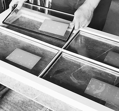 Double glazing units being added to a new wooden sash window for a client - by Forster Timber Windows