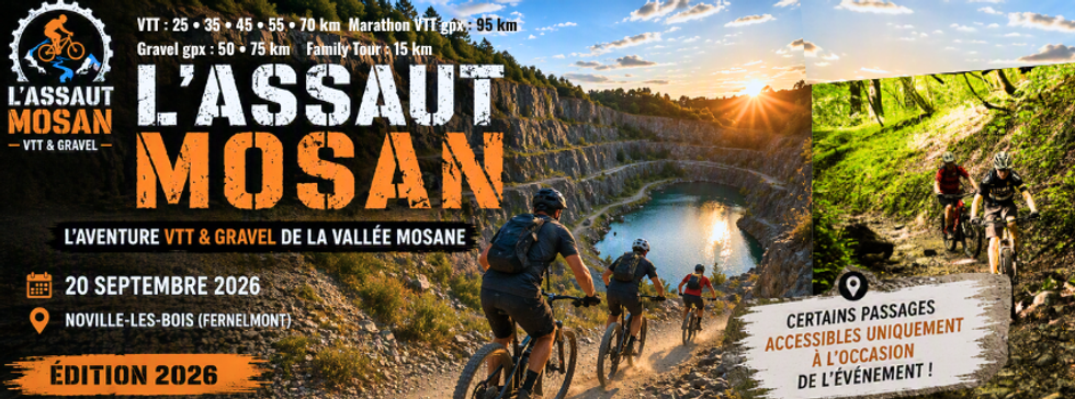 VTT 25 • 35 • 45 • 55 • 70 km Marathon VTT gpx 95 km Gravel gpx 50 • 75 km Family Tour