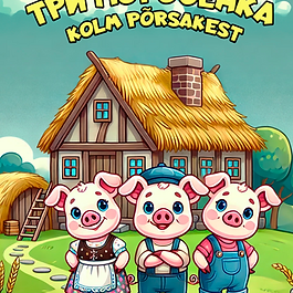По пьесе С.Михалкова Продолжительность - 40 мин. Рекомендуемый возраст - 2+ Автор - С.Михалков Режиссёр -  Владимир Лаптев (Москва) Режиссёр восстановления спектакля - Маргарита Кульбок Костюмы - Марина Руссиян В ролях: Ниф-Ниф - Кира Крук (студия) Нуф-Нуф - Алиса Свинцицкая (студия) Наф-Наф - Ульяна Верисенина (студия) Волк - Альберт Свиридецкий Заяц - Елена Панченко (студия)