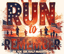 
Run to Remember 5k 10k 15k half marathon finisher medal – Long Beach, California, May 23, 2026 – A Better World Running