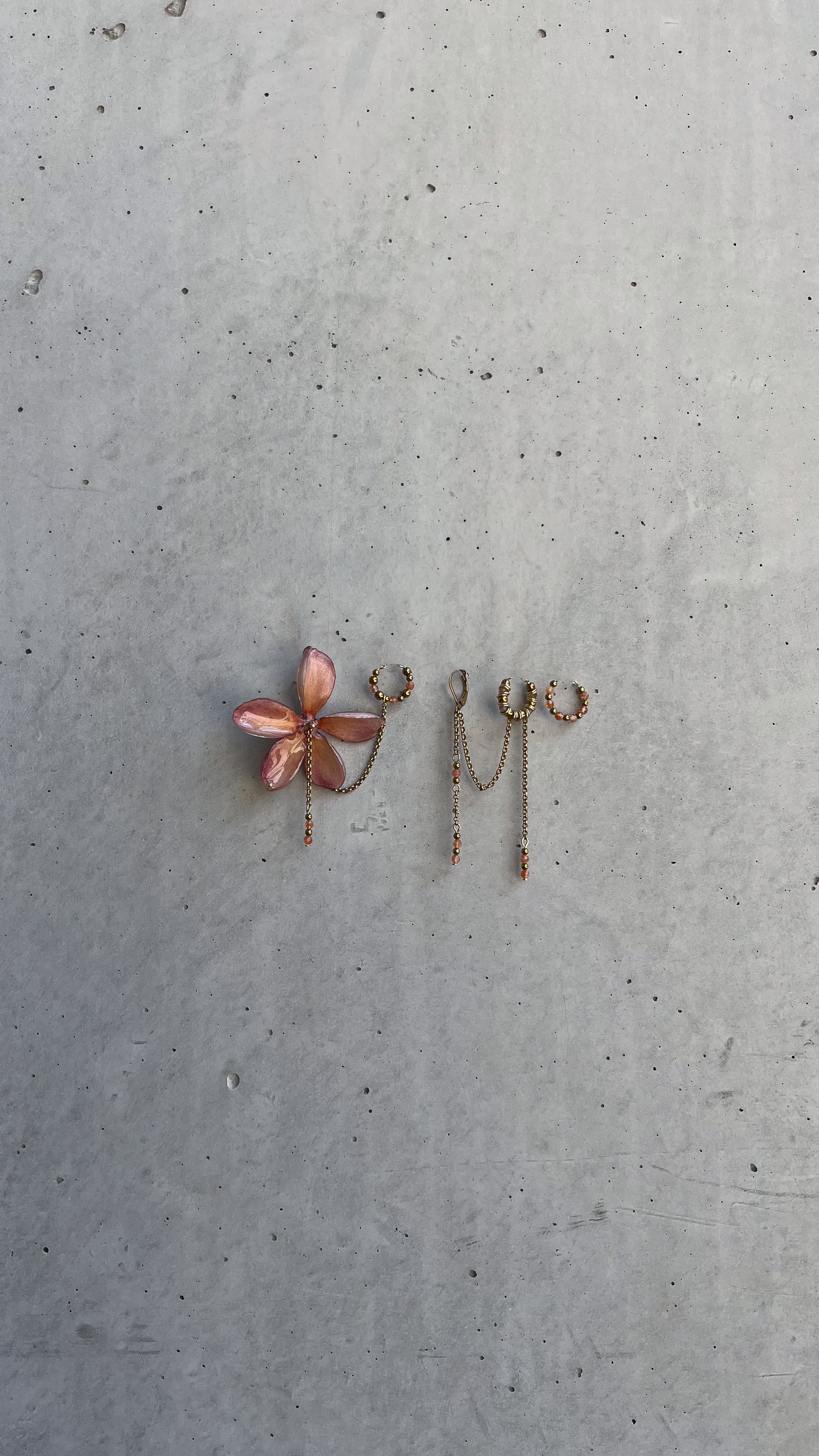 Flower n°038 - Boucles d'oreilles Ishiko