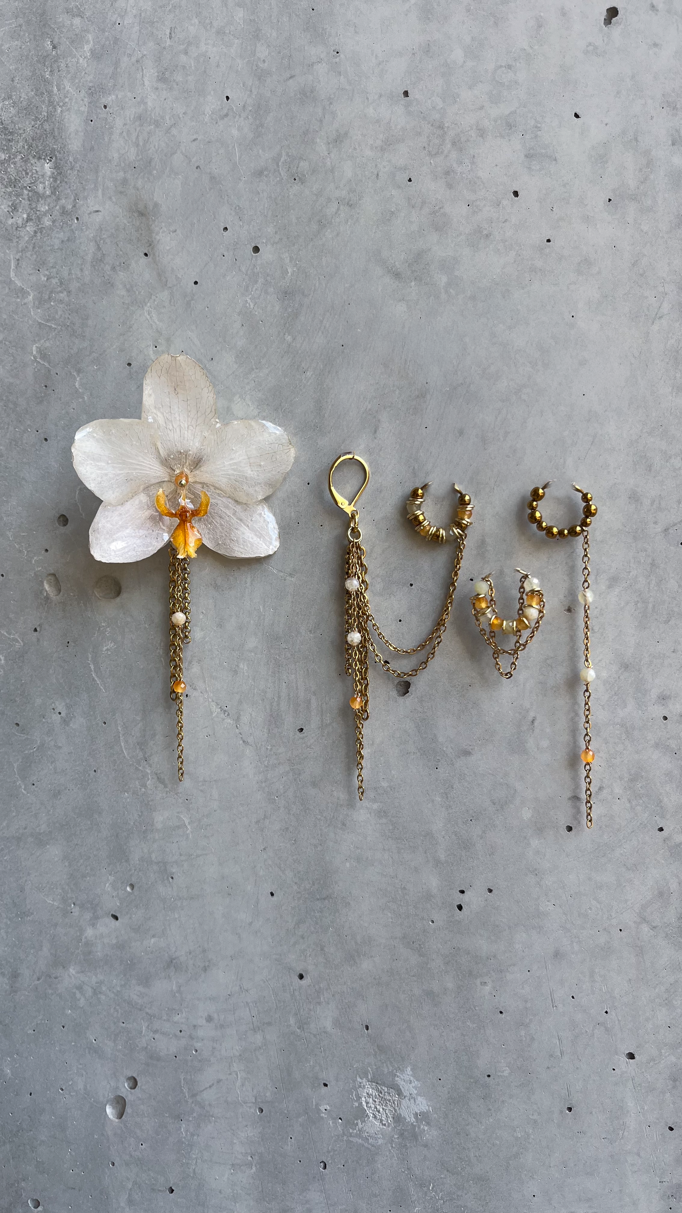 Flower n°044 - Boucles d'oreilles Orihime