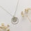 Thumbnail: Tinymoon silver ring pendent