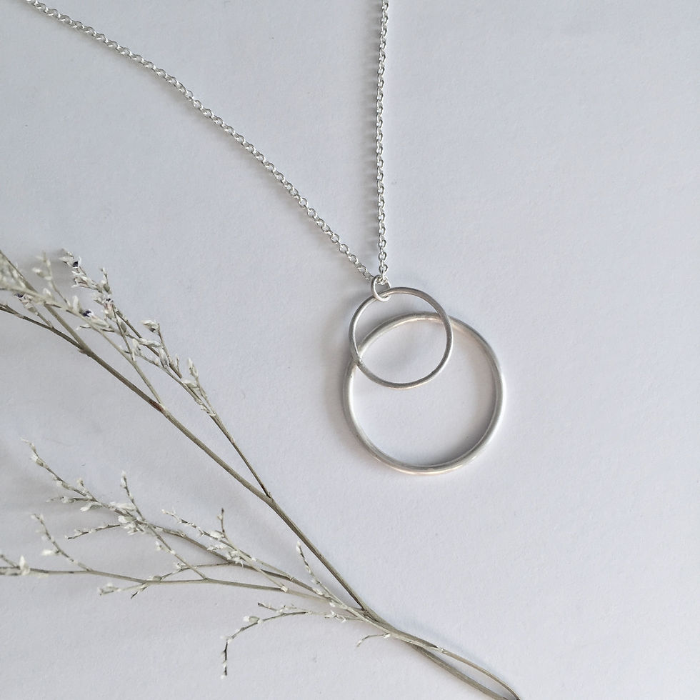 Silver Eclipse necklace