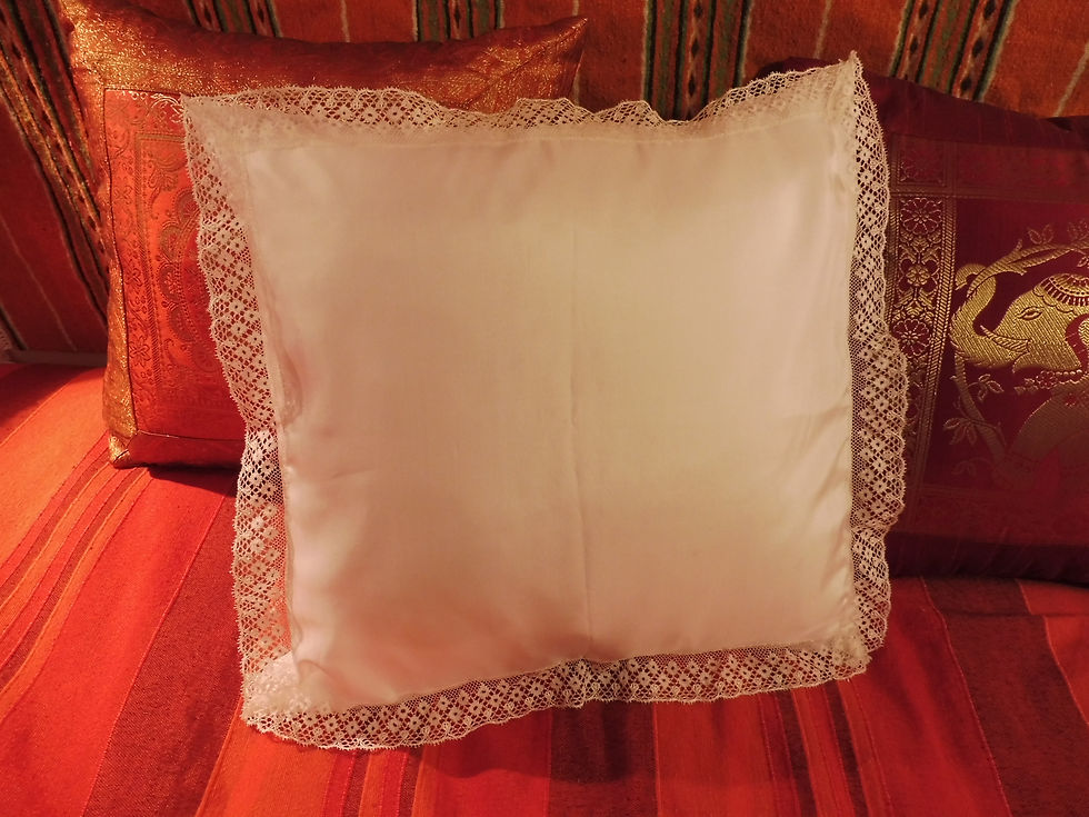 Coussin en soie