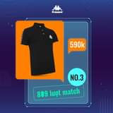 Hình ảnh có thể có: văn bản cho biết 'ΑΑ Kappa' 590k NO.3 809 luợt match'