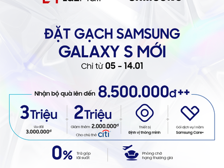 SAMSUNG GALAXY S MỚI TRÌNH LÀNG, GIÁ GIẢM MẠNH TRÊN LAZADA
Loa loa hàng hot về Lazada!