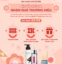 SĂN QUÀ THƯƠNG HIỆU ĐẾN 1TR3 VÀ DEAL LÀM ĐẸP GIẢM TỚI 200K CÙNG SHOPEE BEAUTY C | Shopee Khuyến Mãi