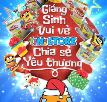 Mã giảm giá Tinistore DUY NHẤT MÙA GIÁNG SINH 2020: MUA PLAY-DOH GIÁ CHỈ 49K VỚI MỌI HÓA ĐƠN TỪ 200K
