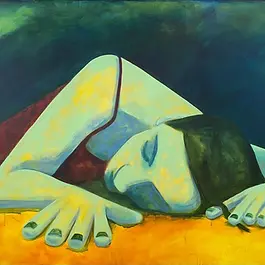 Genevieve Cohn, 2021, 60" x 72", Acrylic on Canvas