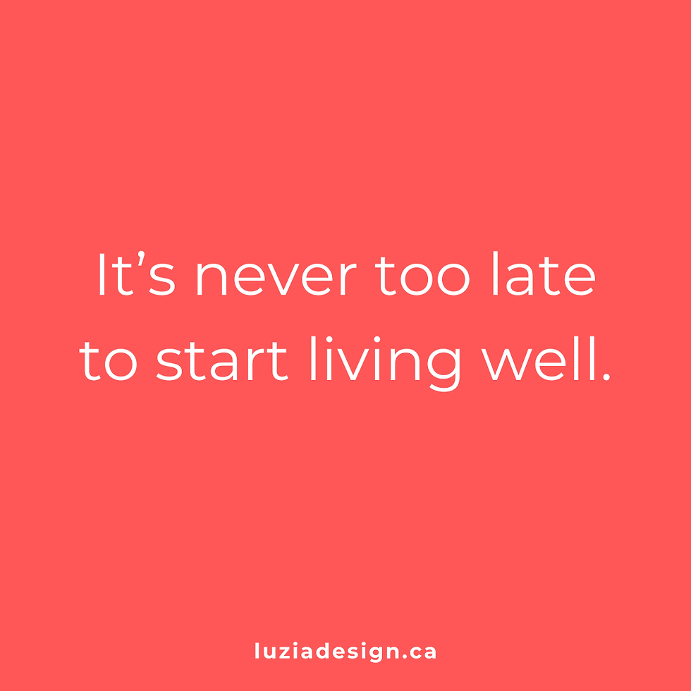 living well quote