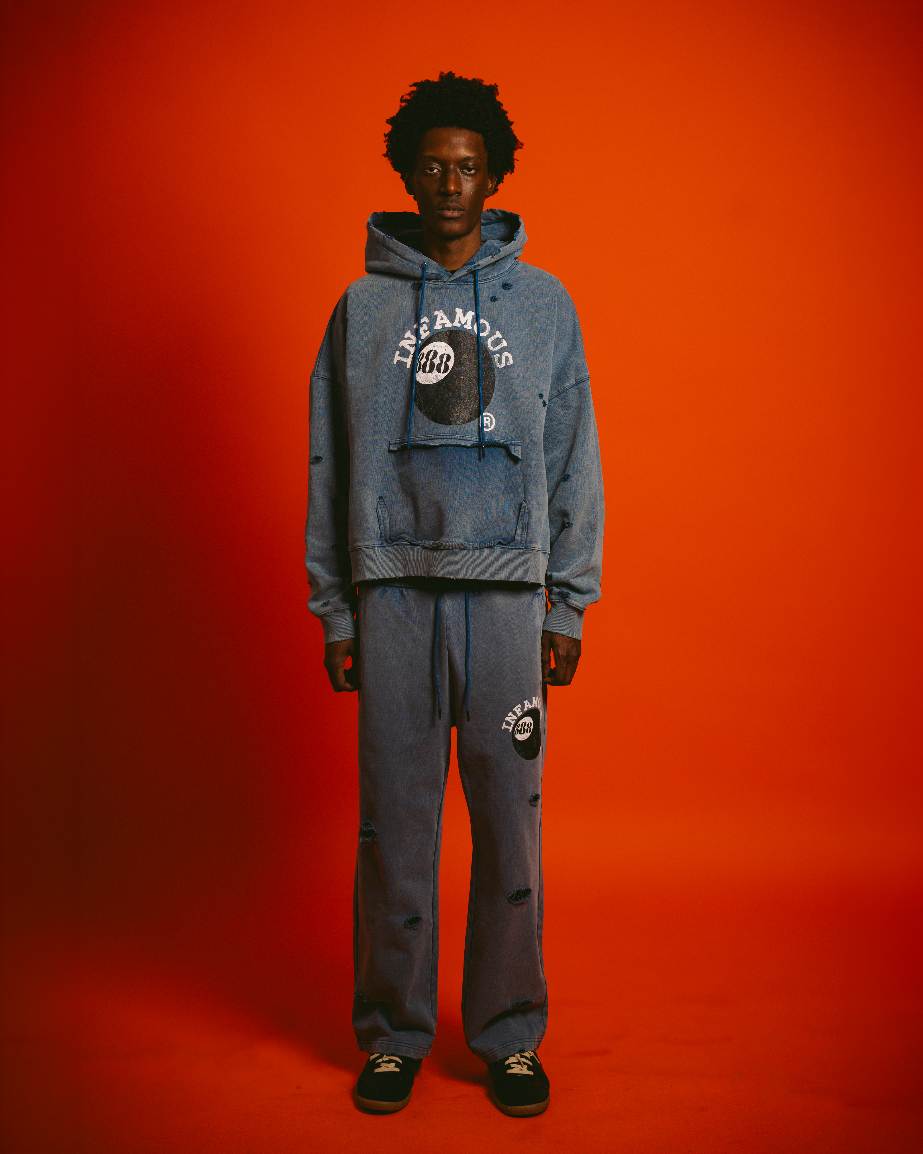 DISTRESSED BLUE LUXURY SET