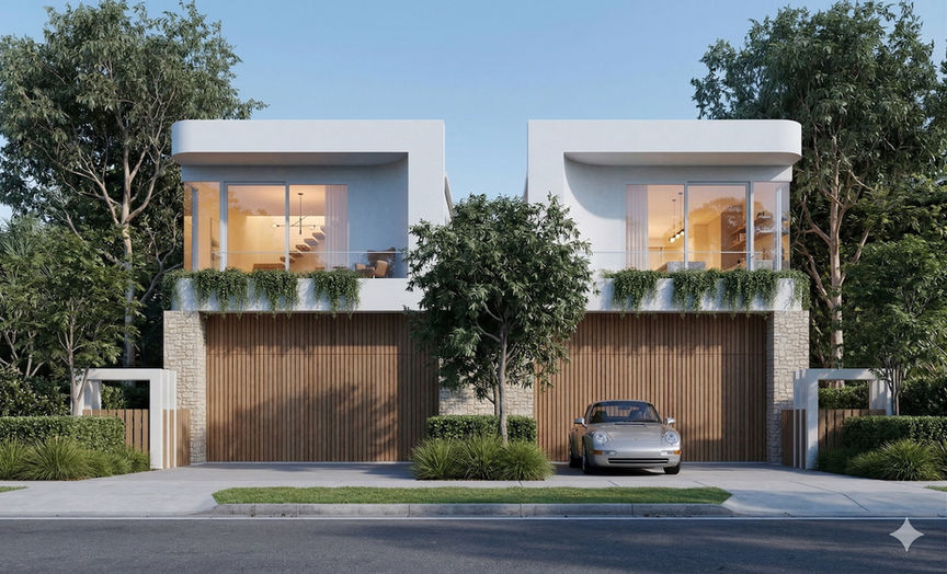 Modern Coastal Duplex | Paradise Point | Dual Occupancy