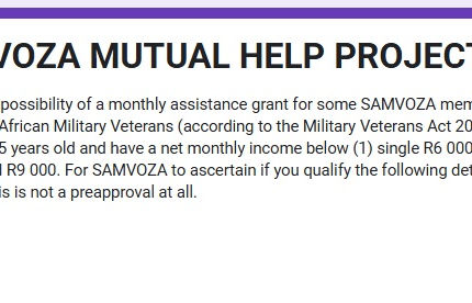 SAMVOZA MUTUAL HELP PROJECT