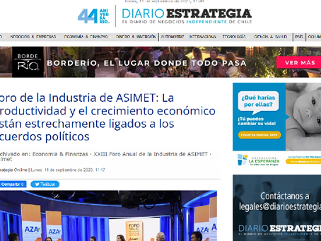 11 sept 23: ​La productividad y el crecimiento económico están estrechamente ligados a los acuerdos 