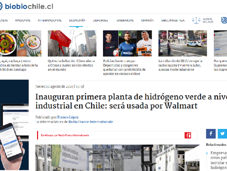 10 agosto 23: Inauguran la primera planta de H2 Verde para uso de consumo privado