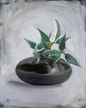 black vase 2