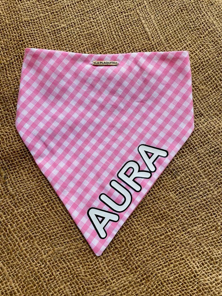 Miniatura: Bandana Reversible Con Elástico Negra - Ponle Nombre