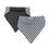 Miniatura: Bandana Reversible Con Elástico Negra - Ponle Nombre