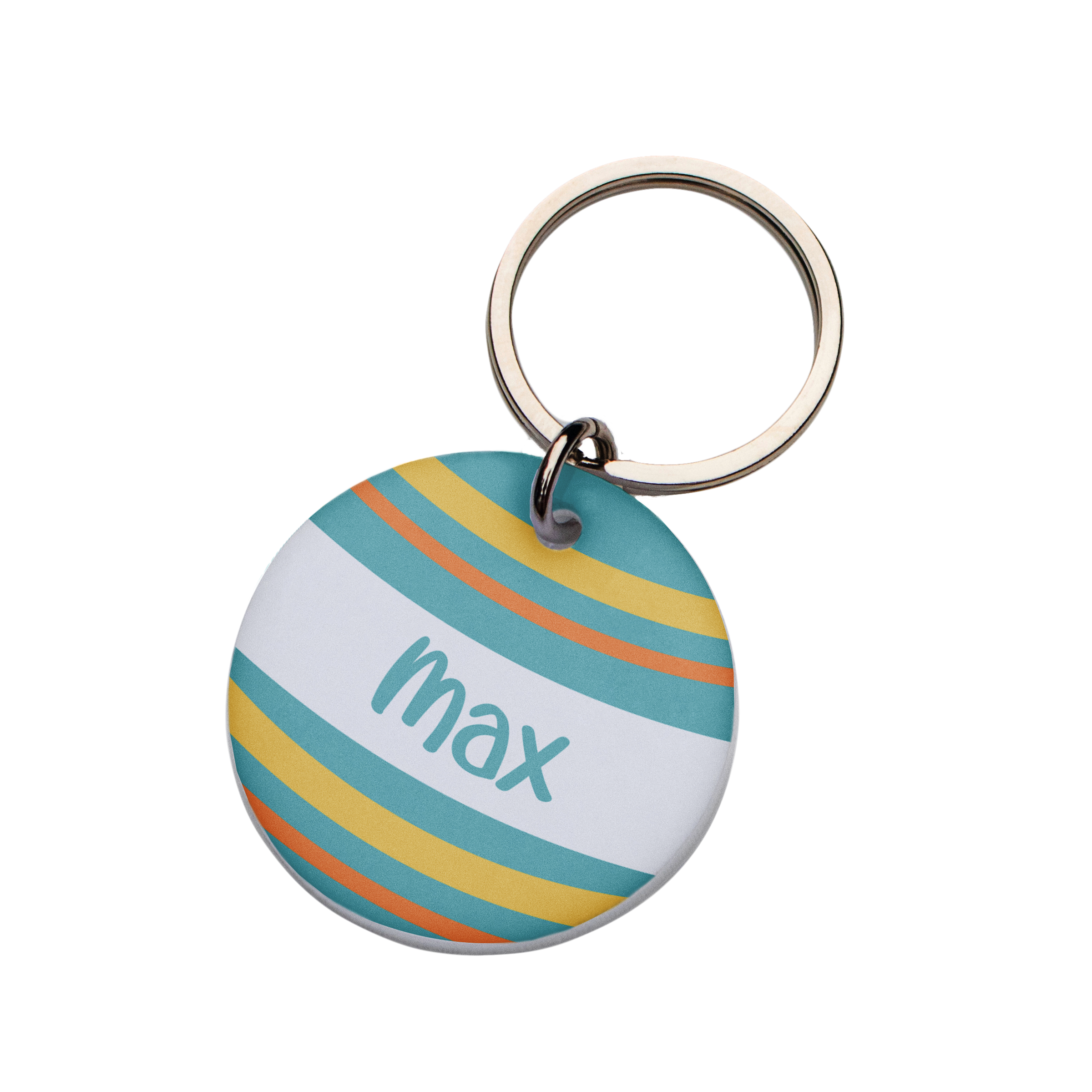 Placa de identificación Pascua Huevo Rayas para perros y gatos