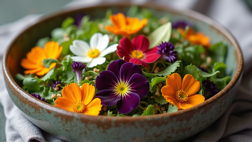 Creative Recipes with Edible Flowers: A Flavorful Floral Fiesta 🌸🍽️