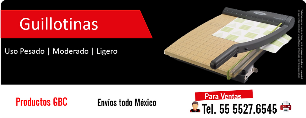 GUILLOTINAS GBC MEXICANA DISTRIBUIDOR PR