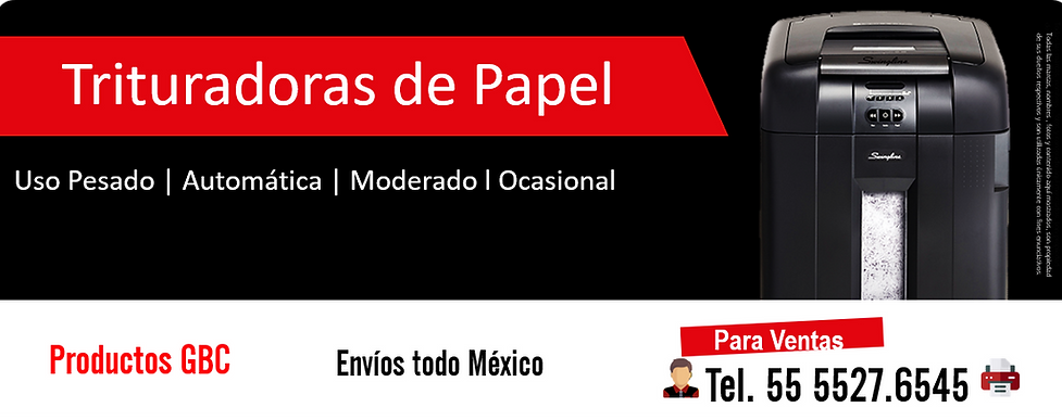 TRITURADORAS DE PAPEL GBC MEXICANA DISTR