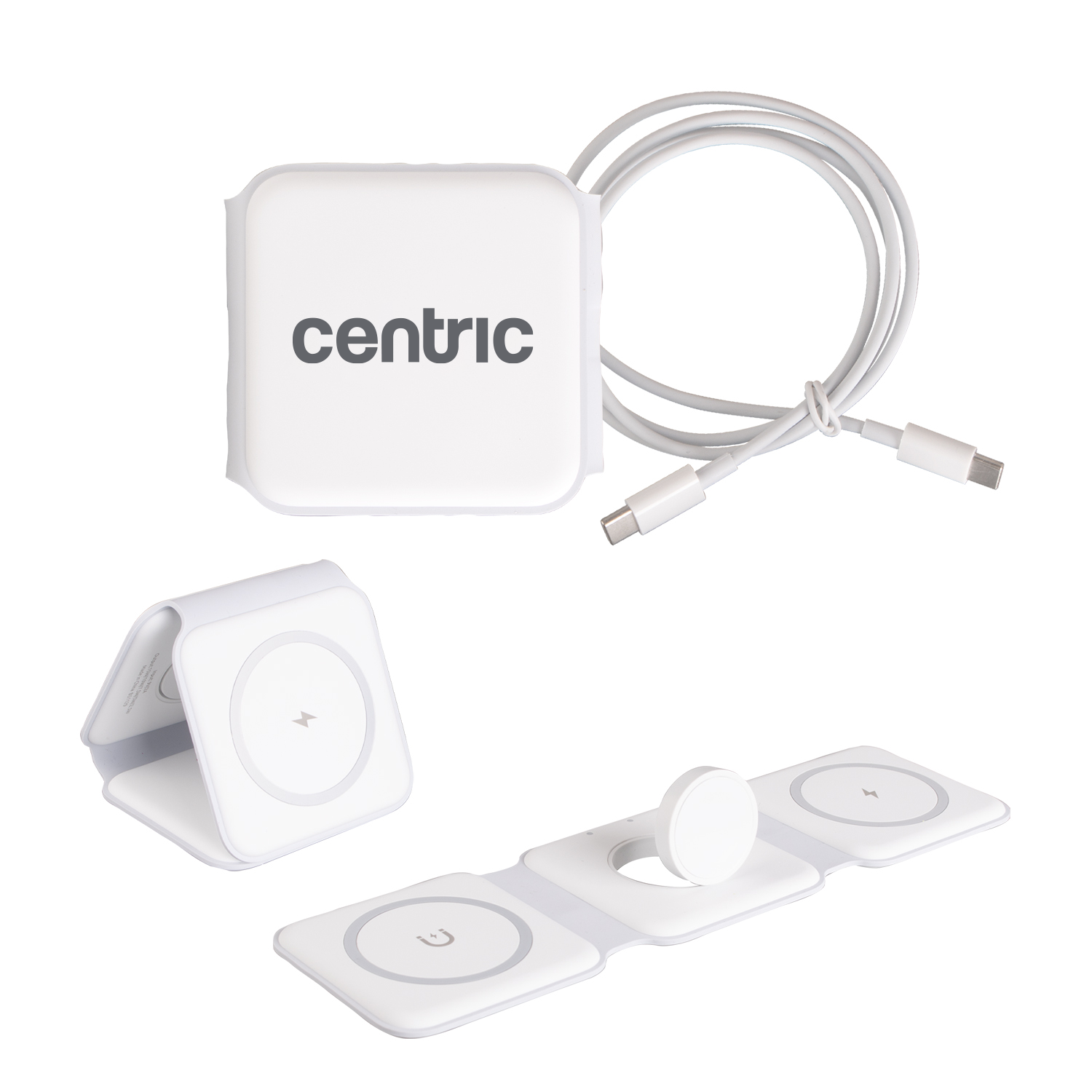Centric - Foldable 3-in-1 Charger