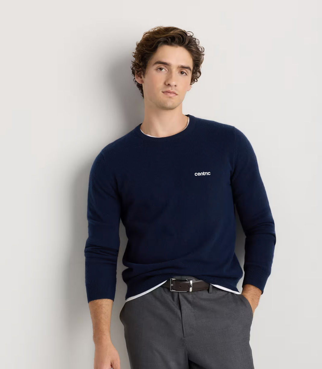 Centric - Men's Mongolian Cashmere Crewneck Sweater